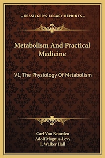 Couverture_Metabolism And Practical Medicine