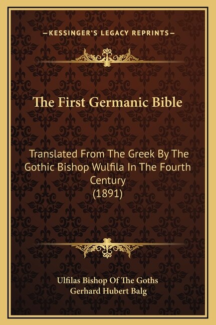 Front cover_The First Germanic Bible