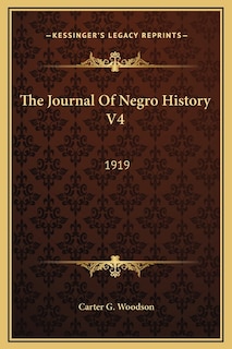 Front cover_The Journal Of Negro History V4