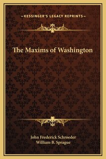 Front cover_The Maxims of Washington