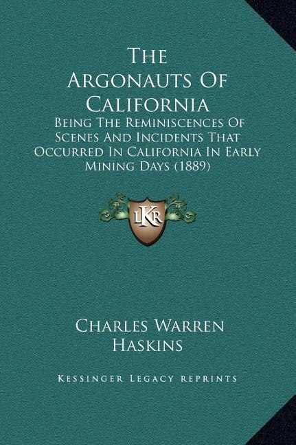 Front cover_The Argonauts Of California