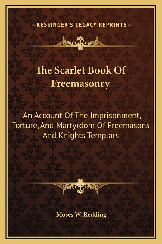 Front cover_The Scarlet Book Of Freemasonry