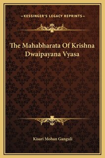 Front cover_The Mahabharata Of Krishna Dwaipayana Vyasa
