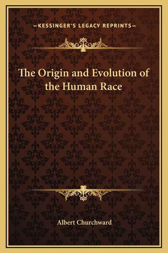 Couverture_The Origin and Evolution of the Human Race