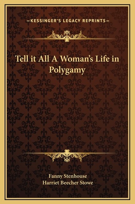 Front cover_Tell it All A Woman's Life in Polygamy