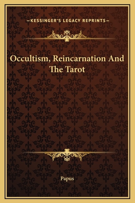 Front cover_Occultism, Reincarnation And The Tarot