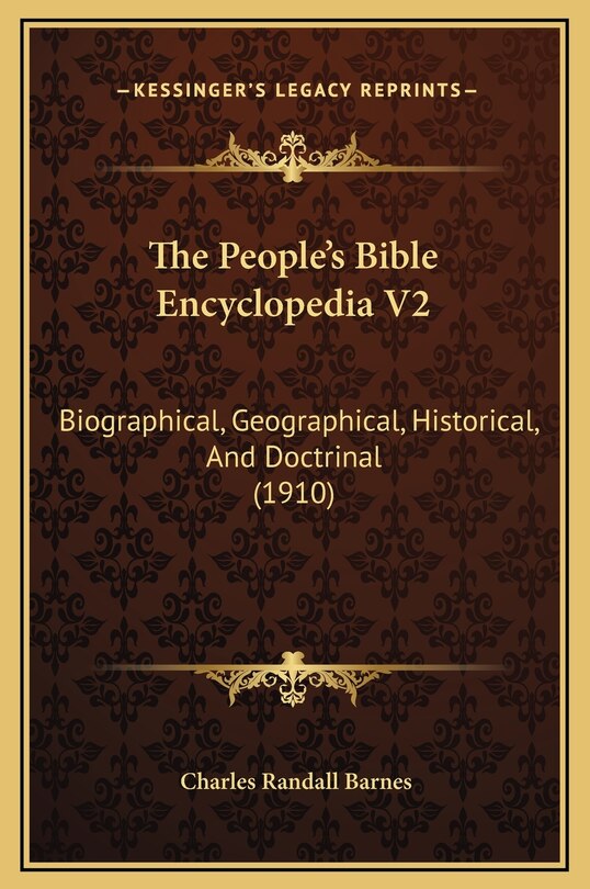 Front cover_The People's Bible Encyclopedia V2