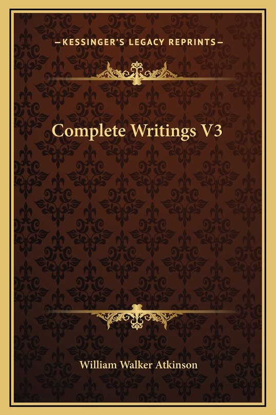 Front cover_Complete Writings V3