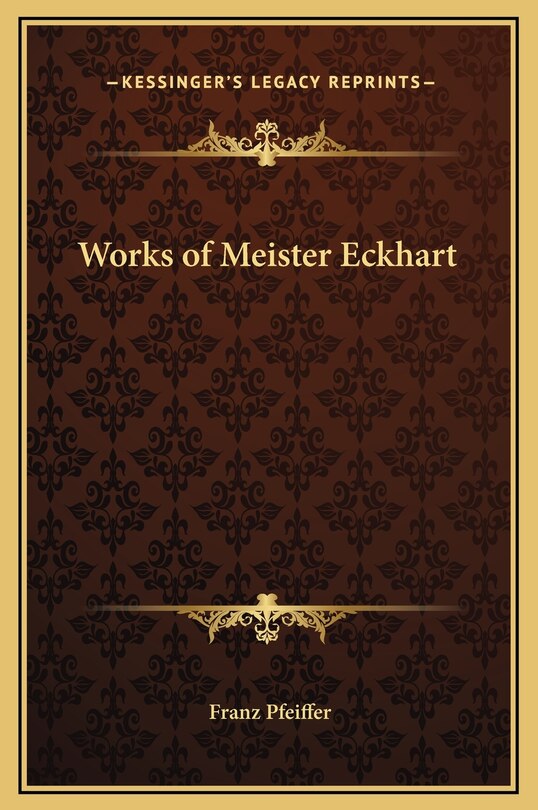 Front cover_Works of Meister Eckhart