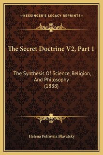 Front cover_The Secret Doctrine V2, Part 1