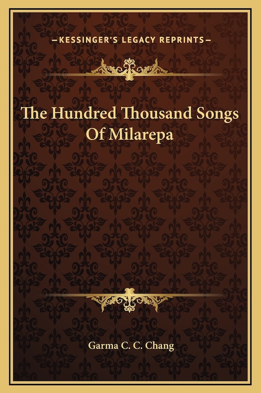 Front cover_The Hundred Thousand Songs Of Milarepa