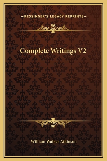 Front cover_Complete Writings V2