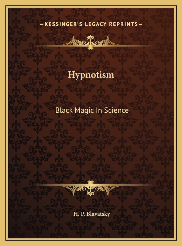 Front cover_Hypnotism