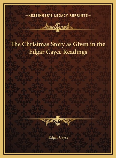 Front cover_The Christmas Story As Given In The Edgar Cayce Readings