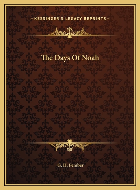 Front cover_The Days Of Noah