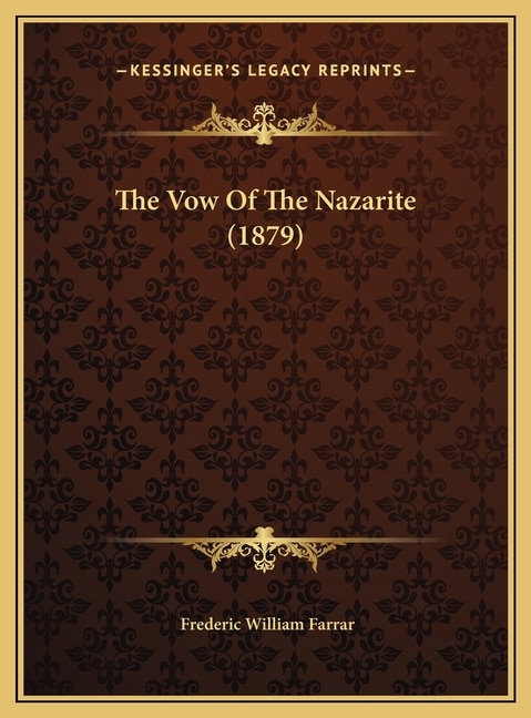Front cover_The Vow Of The Nazarite (1879)