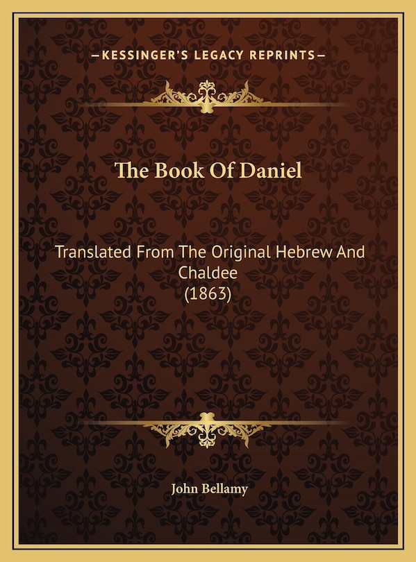 Front cover_The Book Of Daniel