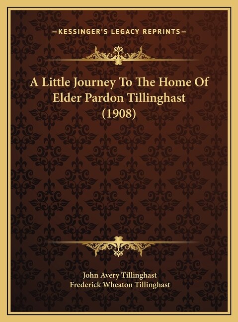 Couverture_A Little Journey To The Home Of Elder Pardon Tillinghast (1908)