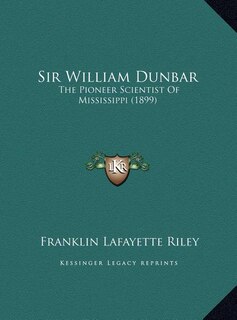 Front cover_Sir William Dunbar