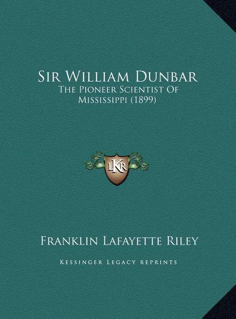 Front cover_Sir William Dunbar