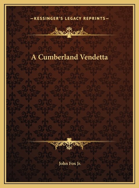 Front cover_A Cumberland Vendetta