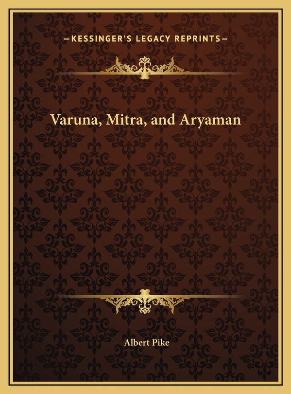 Front cover_Varuna, Mitra, and Aryaman