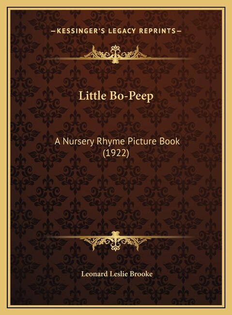 Front cover_Little Bo-Peep