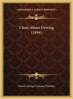 Front cover_Chats About Driving (1894)