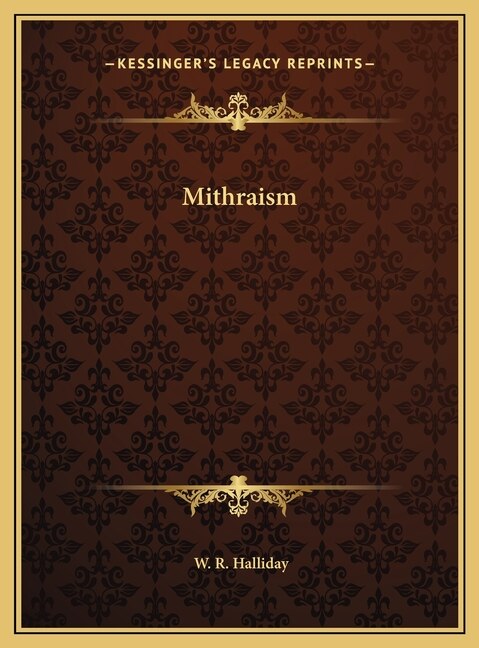 Front cover_Mithraism