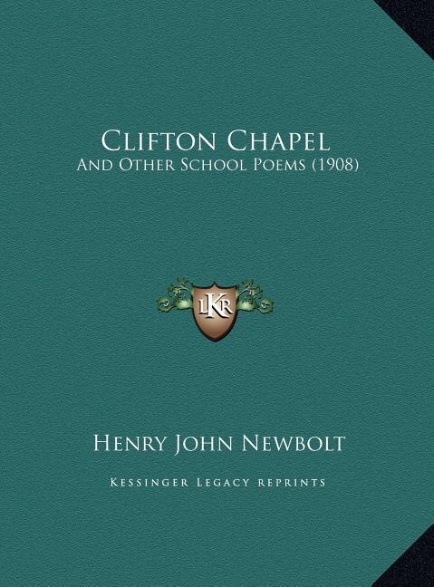 Front cover_Clifton Chapel