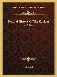 Front cover_Natural History Of The Konkan (1876)