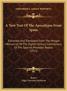 Front cover_A New Text Of The Apocalypse From Spain