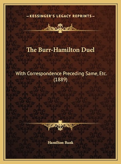 Couverture_The Burr-Hamilton Duel