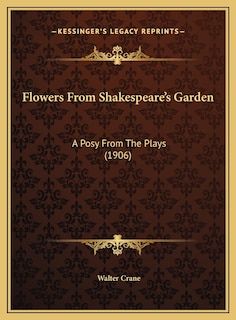 Front cover_Flowers From Shakespeare's Garden