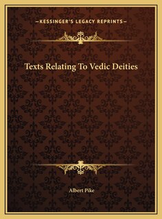 Couverture_Texts Relating To Vedic Deities