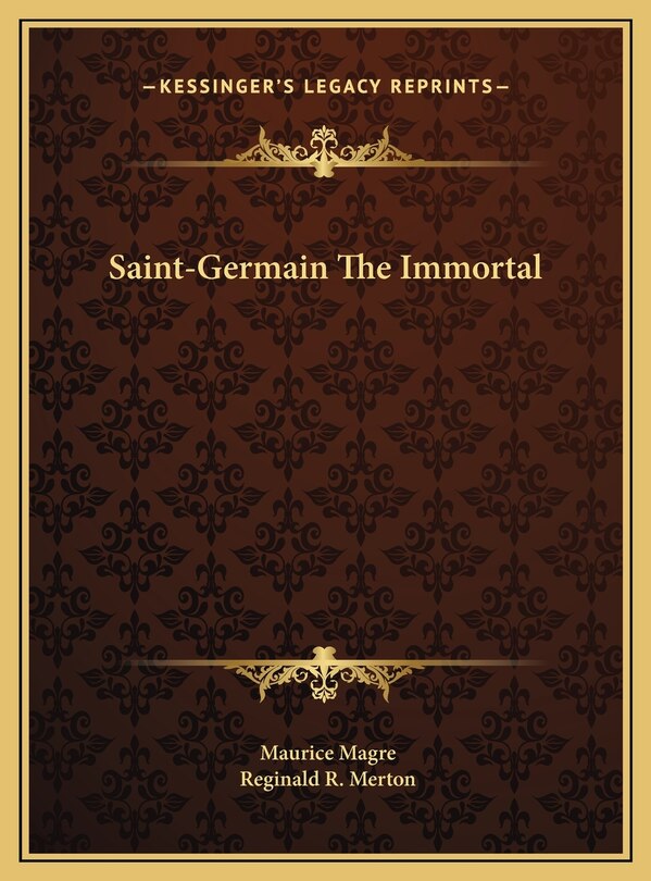 Front cover_Saint-Germain The Immortal