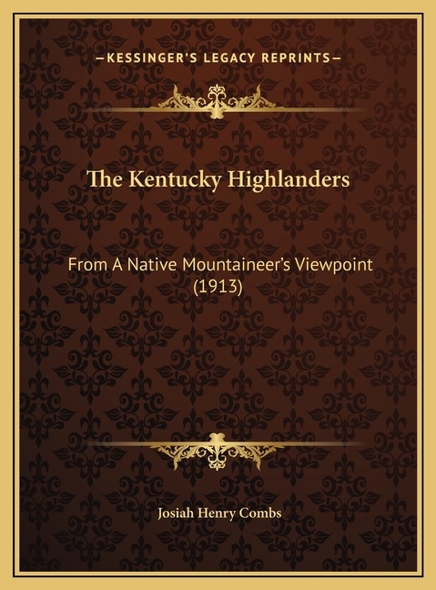 Front cover_The Kentucky Highlanders