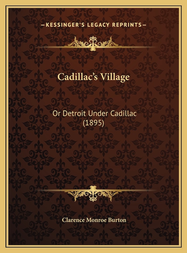 Front cover_Cadillac's Village