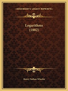 Front cover_Logarithms (1882)