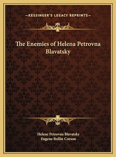 Couverture_The Enemies of Helena Petrovna Blavatsky