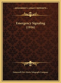 Front cover_Emergency Signaling (1916)