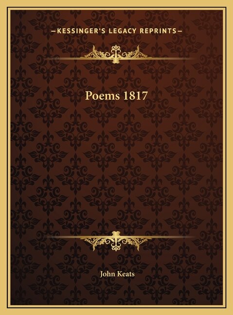 Front cover_Poems 1817