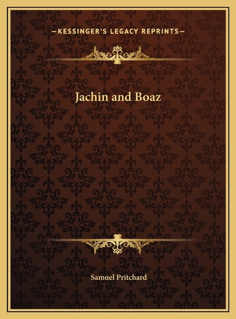 Front cover_Jachin and Boaz