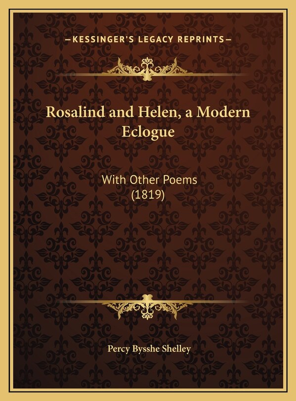 Couverture_Rosalind and Helen, a Modern Eclogue