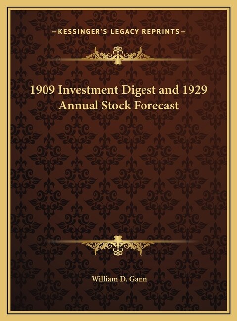 Couverture_1909 Investment Digest and 1929 Annual Stock Forecast