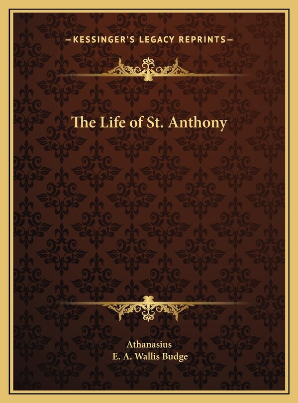 Front cover_The Life of St. Anthony
