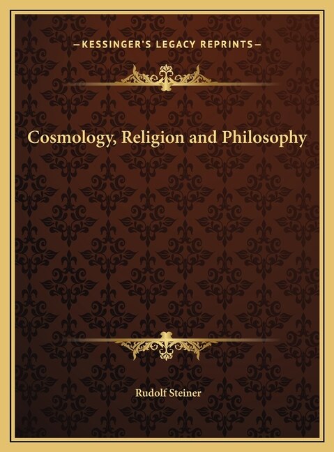 Front cover_Cosmology, Religion and Philosophy