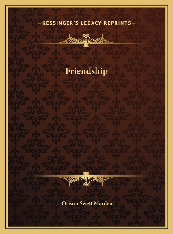 Front cover_Friendship