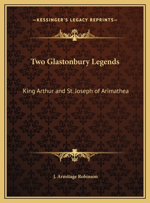 Front cover_Two Glastonbury Legends