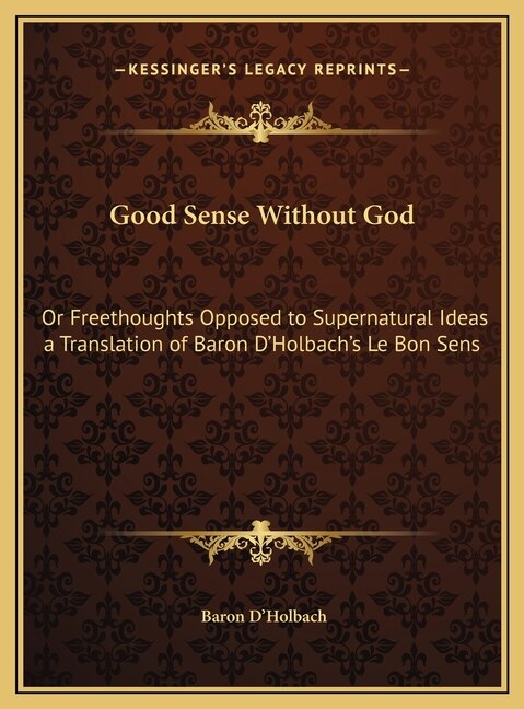 Front cover_Good Sense Without God
